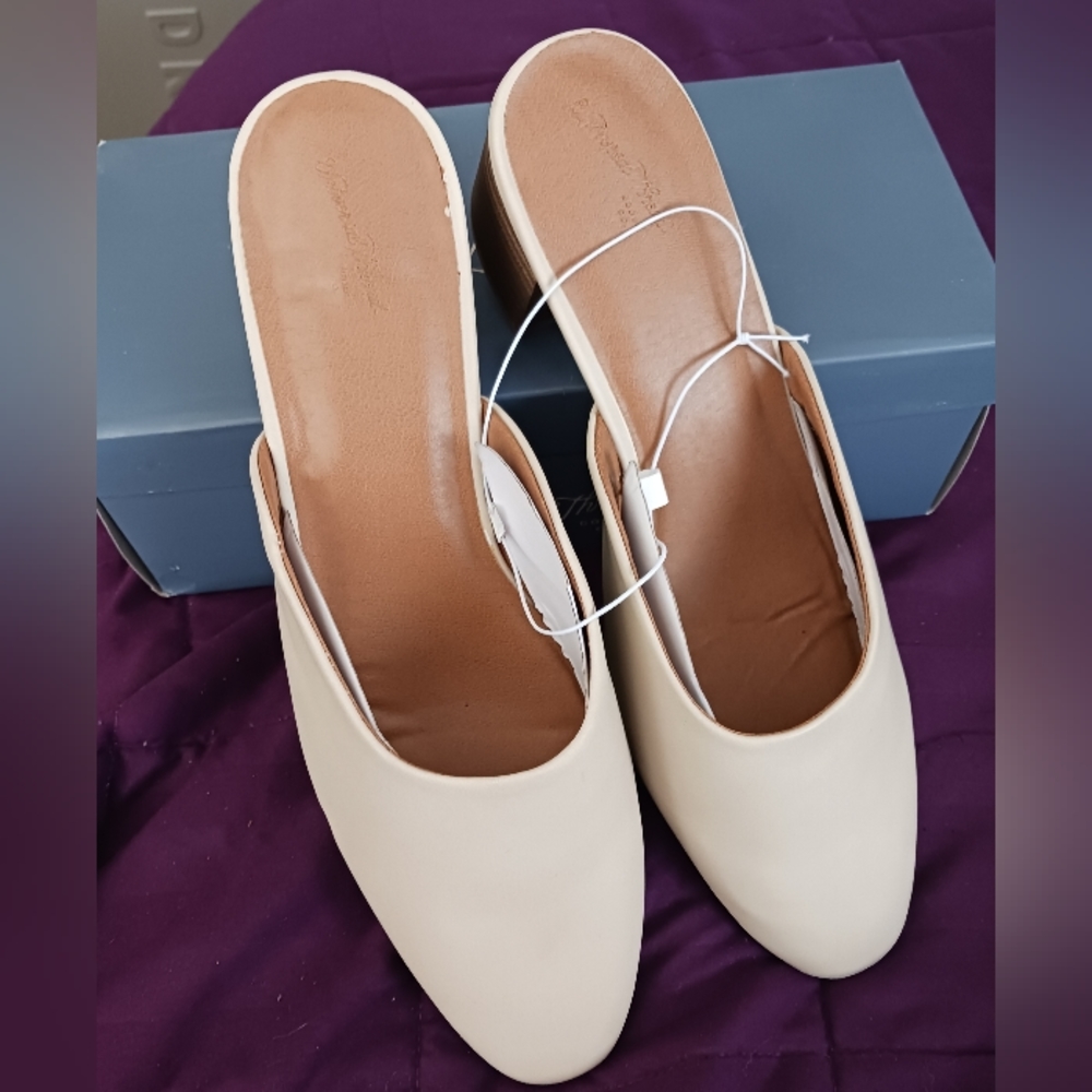 Cream Mules